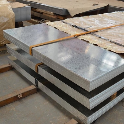 Hot Rolled Z275 DX51 DX52 DX53 10mm Thick Hot Dip Galvanized Steel Sheet Plates For Building